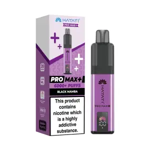 Hayati Pro Max Plus 6000 Prefilled Pod Kit - 20mg | Black Mamba